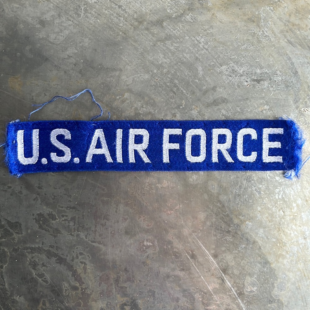 U.S. AIR FORCE blue tape patch
